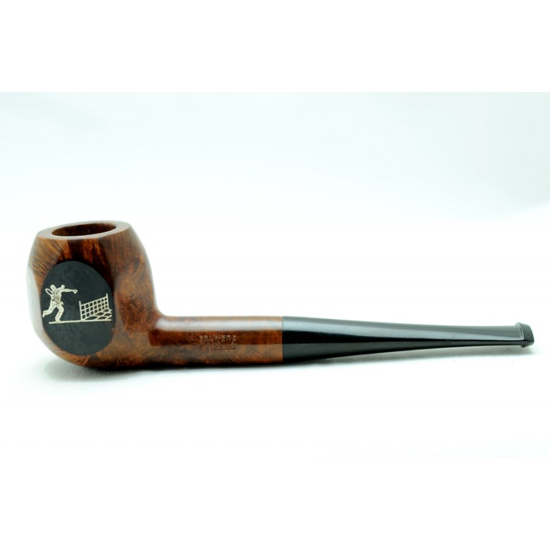 Pipa radica billiard intarsiato tennis anno 1950 by Paronelli Pipe