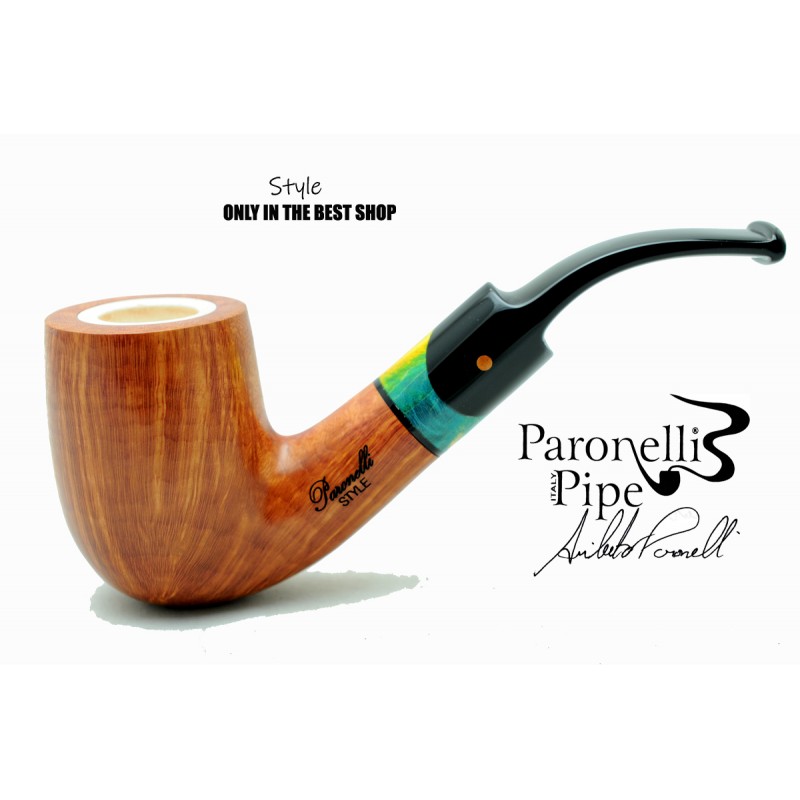 Briar pipe Paronelli STYLE 9mm handmade