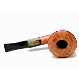 Briar pipe Paronelli CALABASH HALF RUSTICATED handmade
