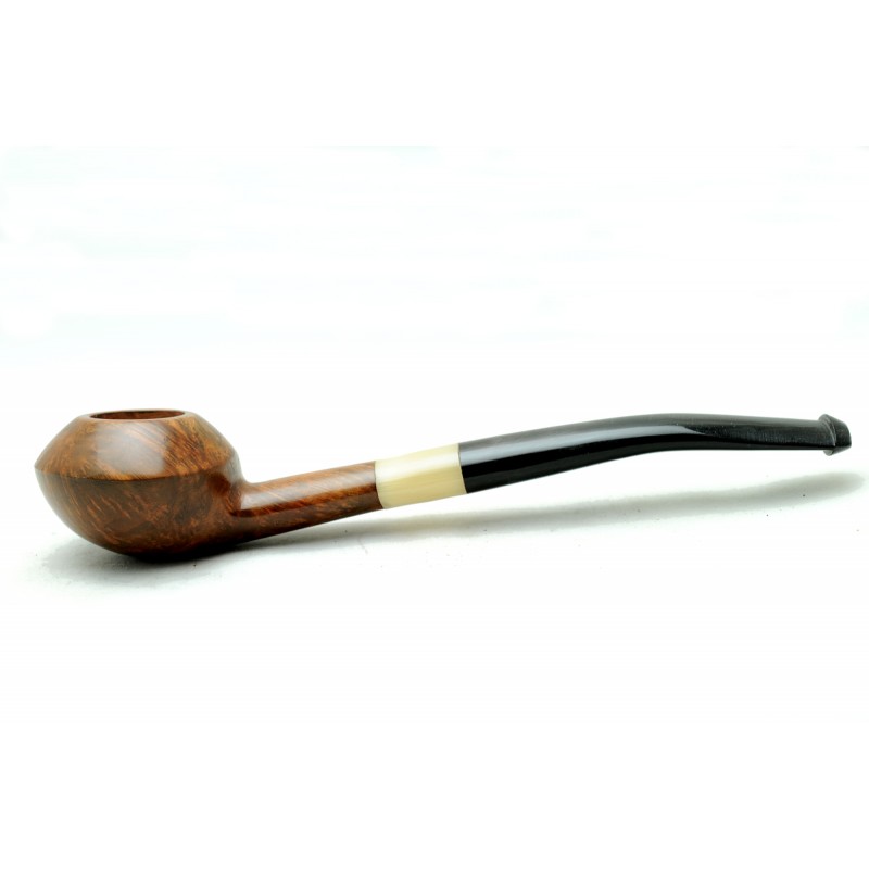Briar and horn pipe half bent prince year 1940 by Paronelli Pipe