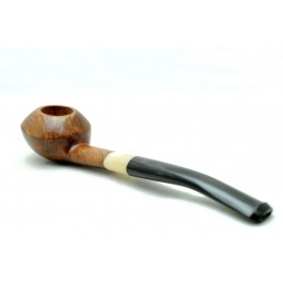 Briar and horn pipe half bent prince year 1940 by Paronelli Pipe