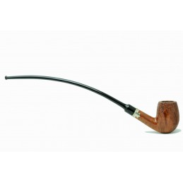 Briar pipe bent churchwarden year 1950 by Paronelli Pipe