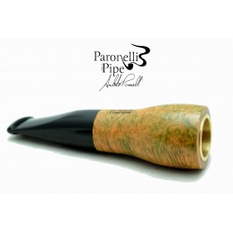 Briar pipe Paronelli SPINNLINE calabash reverse green contrast