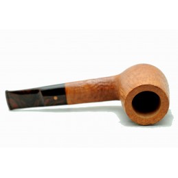 Briar pipe Paronelli half bent sandblast natural handmade