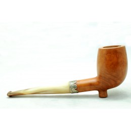 Briar and horn pipe genovesina year 1960 by Paronelli Pipe