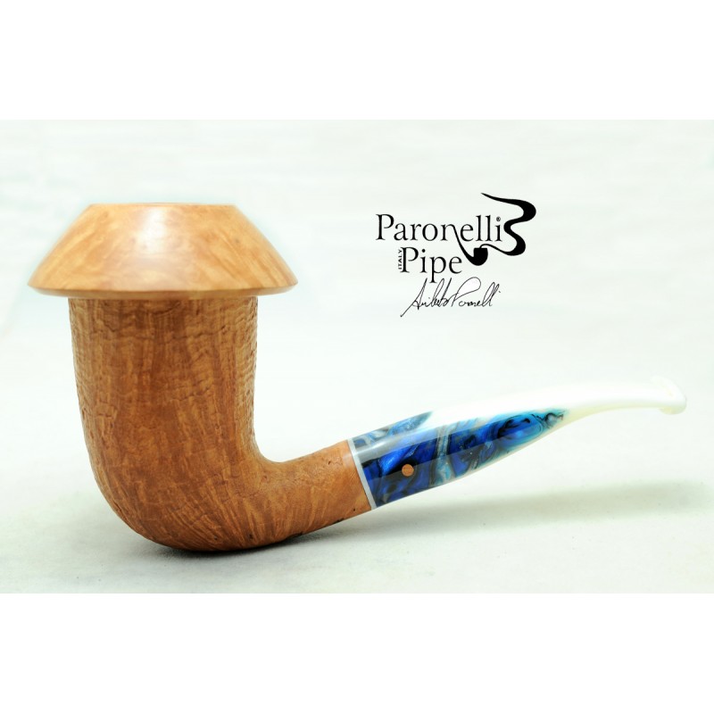 Briar pipe Paronelli CALABASH sandblast natural handmade