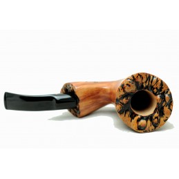 Briar pipe Paronelli COLOSSAL half bent 9mm handmade