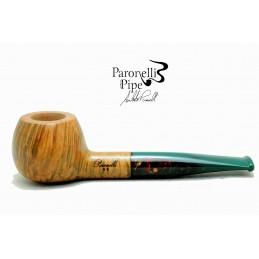 Briar pipe Paronelli prince green contrast handmade