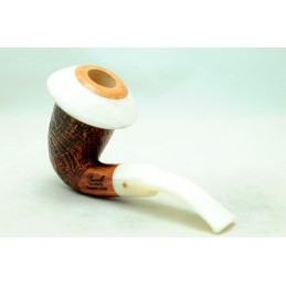 Briar pipe Paronelli CALABASH bent sandblast handmade