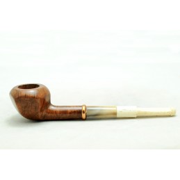 Briar and ivory pipe hexagonal prince year 1920 by Paronelli Pipe