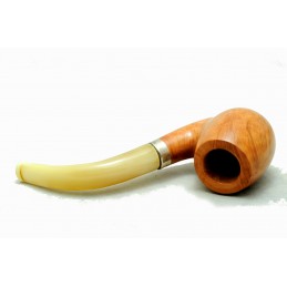 Briar and horn pipe bent year 1970 by Paronelli Pipe