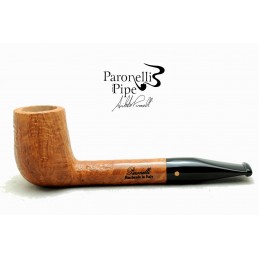 Briar pipe Paronelli liverpool 9mm sandblast natural handmade