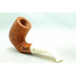 Briar pipe Paronelli bent stand up sandblast natural handmade