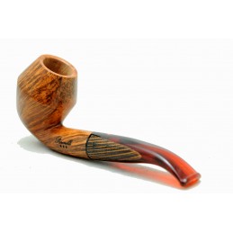 Briar pipe Paronelli bent rhodesian handmade