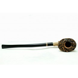 Briar pipe Paronelli bent churchwarden handmade with double mouthpiece
