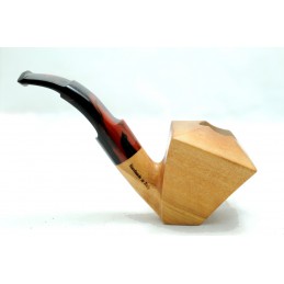 Olive wood pipe Paronelli bent stand up handmade