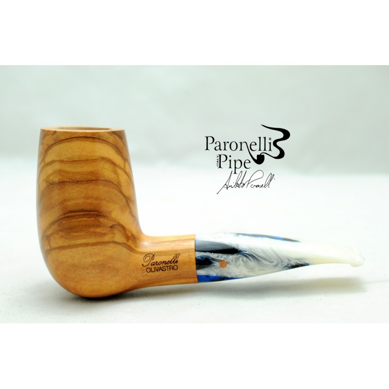 Olive wood pipe Paronelli chubby chimney handmade