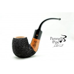 Briar pipe Paronelli oom paul rusticated handmade