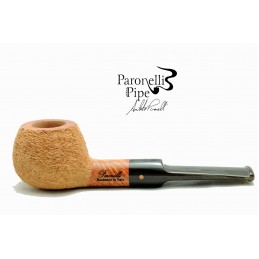 Briar pipe Paronelli prince 9mm rusticated natural handmade