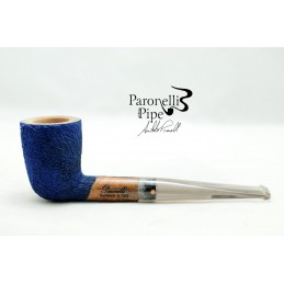 Briar pipe Paronelli dublin rusticated night blue handmade