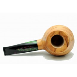 Olive wood pipe Paronelli freehand handmade