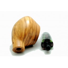 Olive wood pipe Paronelli freehand handmade