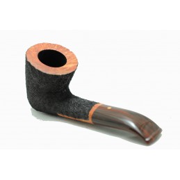 Briar pipe Paronelli chubby bent rusticated handmade