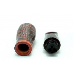Pipa Paronelli in radica SPINNLINE calabash reverse sabbiata dark