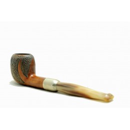 Pipa radica e corno ovale anno 1960 by Paronelli Pipe