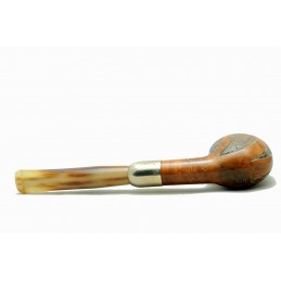 Pipa radica e corno ovale anno 1960 by Paronelli Pipe