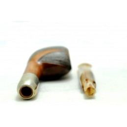 Pipa radica e corno ovale anno 1960 by Paronelli Pipe