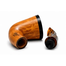 Briar pipe Paronelli REVERSE smooth handmade