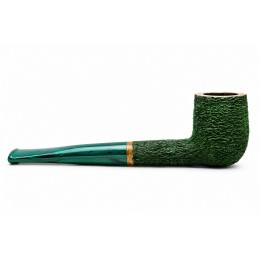 Kit prima pipa Paronelli radica billiard rusticata forest green