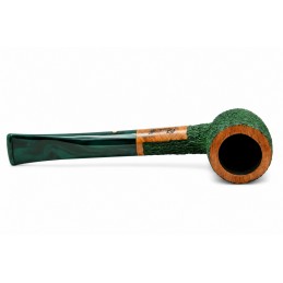 Kit my first briar pipe Paronelli billiard rusticated forest green