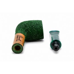 Kit prima pipa Paronelli radica billiard rusticata forest green