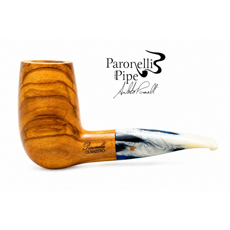 Pipa Paronelli in olivastro chubby chimney fatta a mano