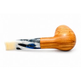 Olive wood pipe Paronelli chubby chimney handmade
