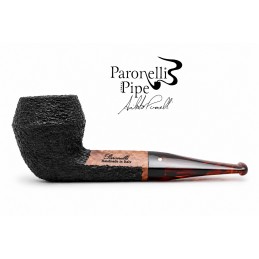 Pipa Paronelli radica bulldog rusticata fatta a mano