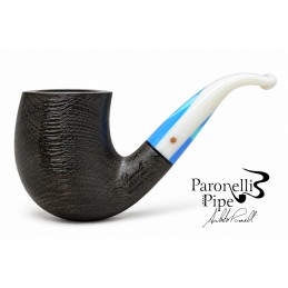 Bog Oak 5000 years pipe Paronelli stand up handmade