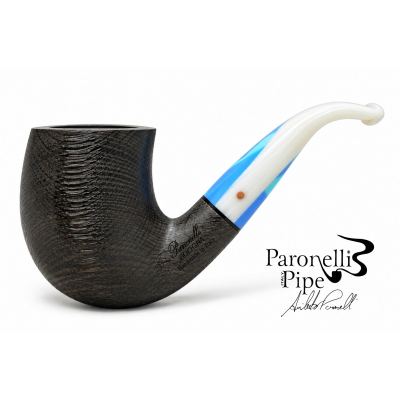 Bog Oak 5000 years pipe Paronelli stand up handmade
