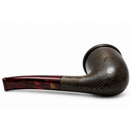 Pipa Paronelli in Bog Oak 5000 anni CALABASH curva fatta a mano
