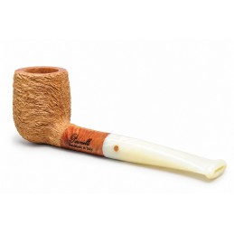 Kit my first briar pipe Paronelli billiard rusticated coloured mouthpiece