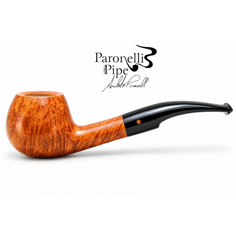 Briar pipe Paronelli half bent handmade