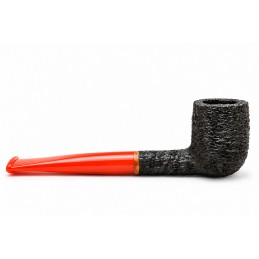 Kit prima pipa Paronelli radica billiard rusticata bocchino colorato