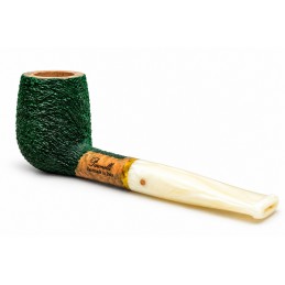 Pipa Paronelli radica billiard rusticata forest green