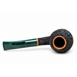 Pipa Paronelli radica semicurva rusticata fatta a mano