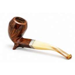 Briar and horn pipe rhodesian stand up year 1930 by Paronelli Pipe