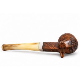 Briar and horn pipe rhodesian stand up year 1930 by Paronelli Pipe