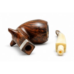 Briar and horn pipe rhodesian stand up year 1930 by Paronelli Pipe