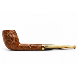 Briar and horn pipe billiard year 1960 by Paronelli Pipe